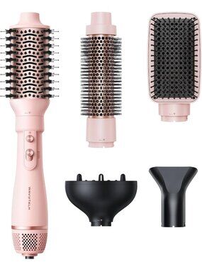 5-in-1 Hot Air Brush Set, Blow Dryer Brush for Waves, Curls & Volume Styling